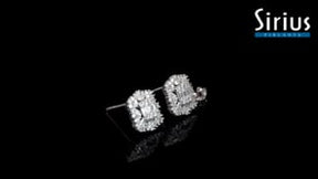 Boucles d'oreilles baguette diamant Vega Star