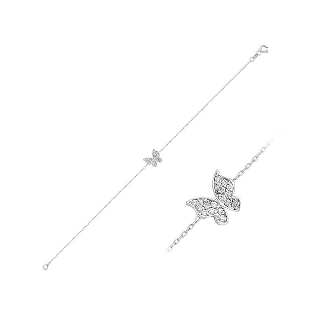 Diamond Butterflies Bracelet