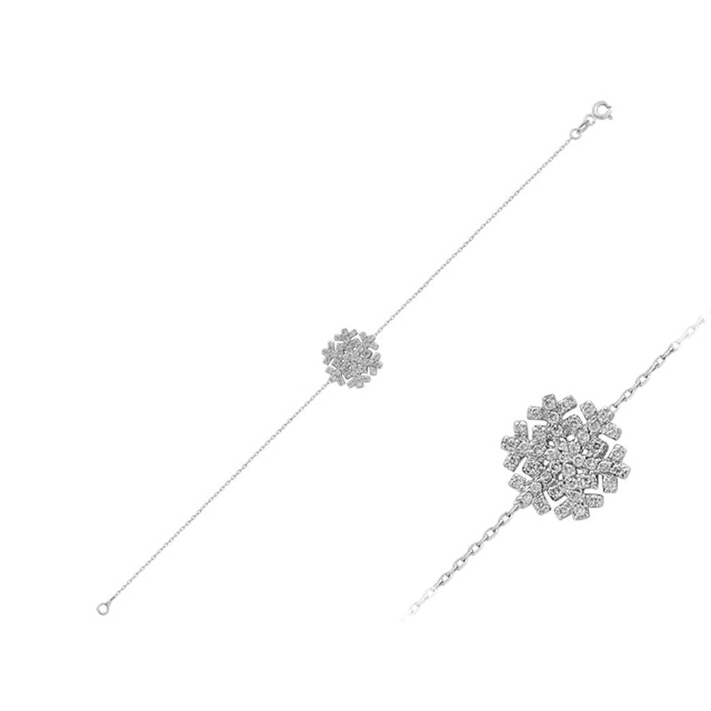 Diamond Snowflake Bracelet