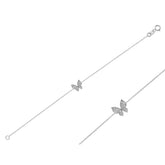 Diamond Stone Butterfly Bracelet