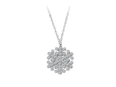 Diamond Snowflake Necklace