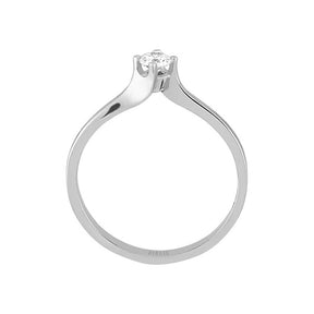 Bague solitaire diamant 0,15 carat
