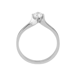 Bague solitaire diamant 0,25 carat