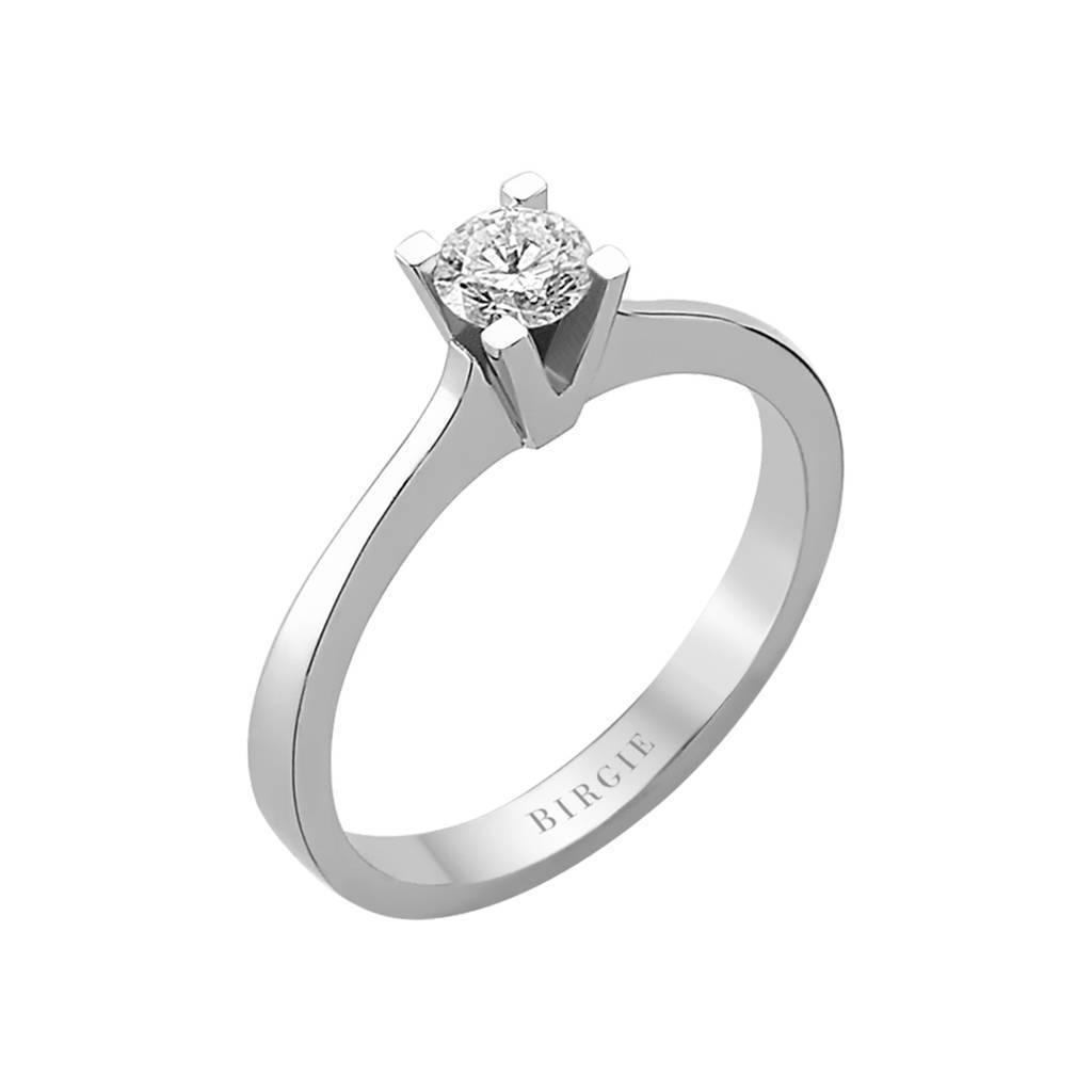 Bague solitaire diamant 0,30 carat