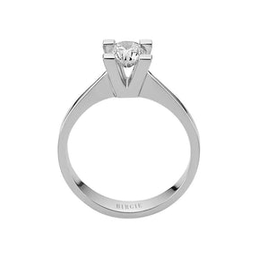 Bague solitaire diamant 0,63 carat