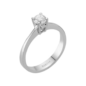 Bague solitaire diamant 0,43 carat