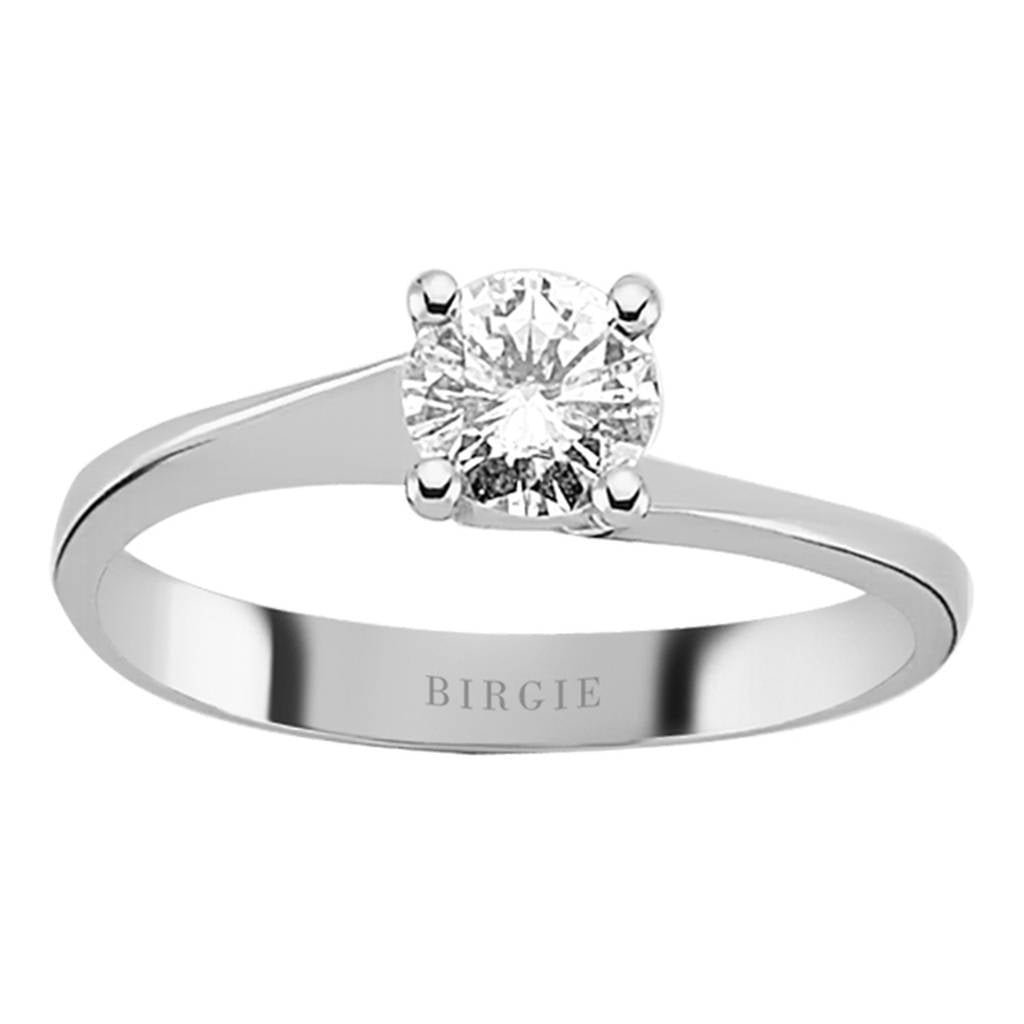 Bague solitaire diamant 0,48 carat