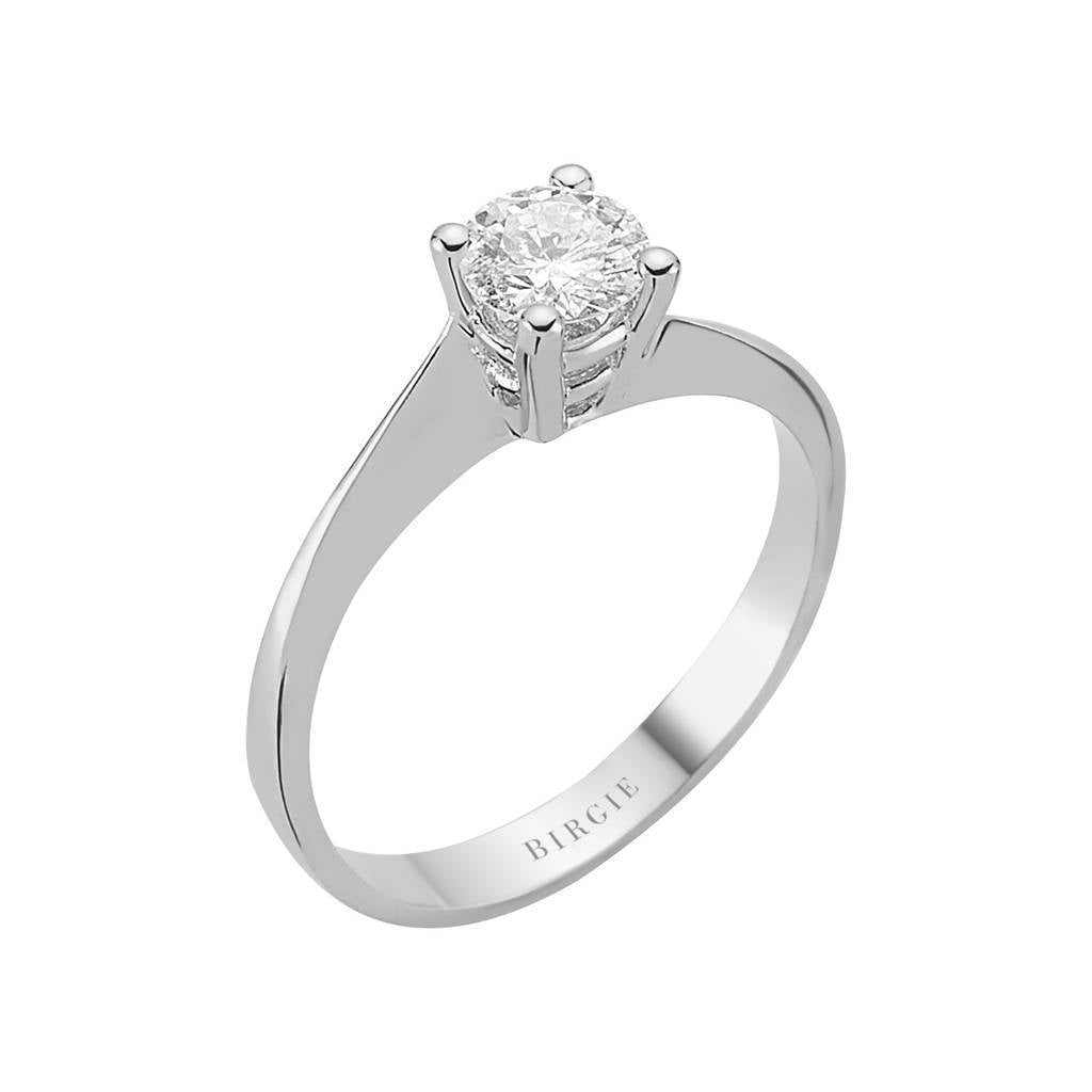 Bague solitaire diamant 0,48 carat