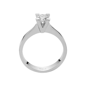 Bague solitaire diamant 0,39 carat