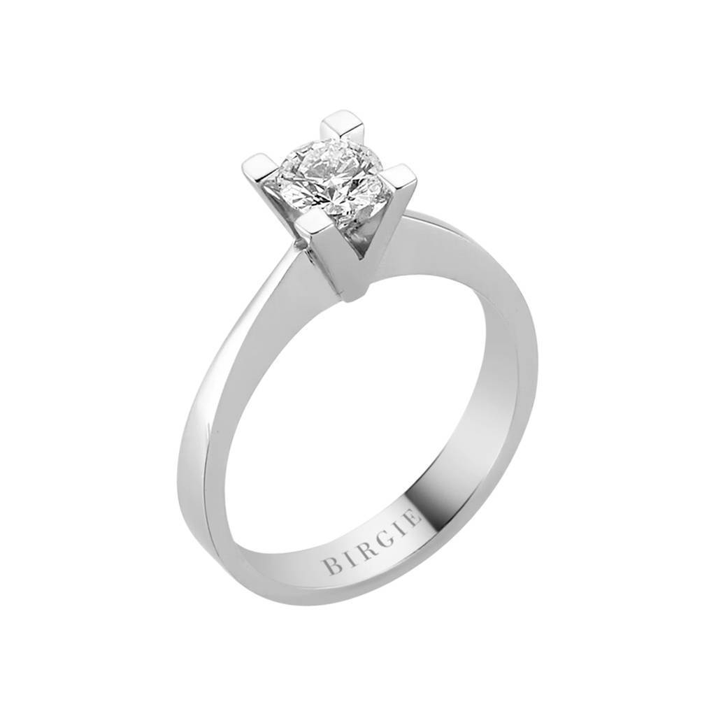 Bague solitaire diamant 0,53 carat
