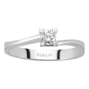0.18 Carat Solitaire Diamond Ring
