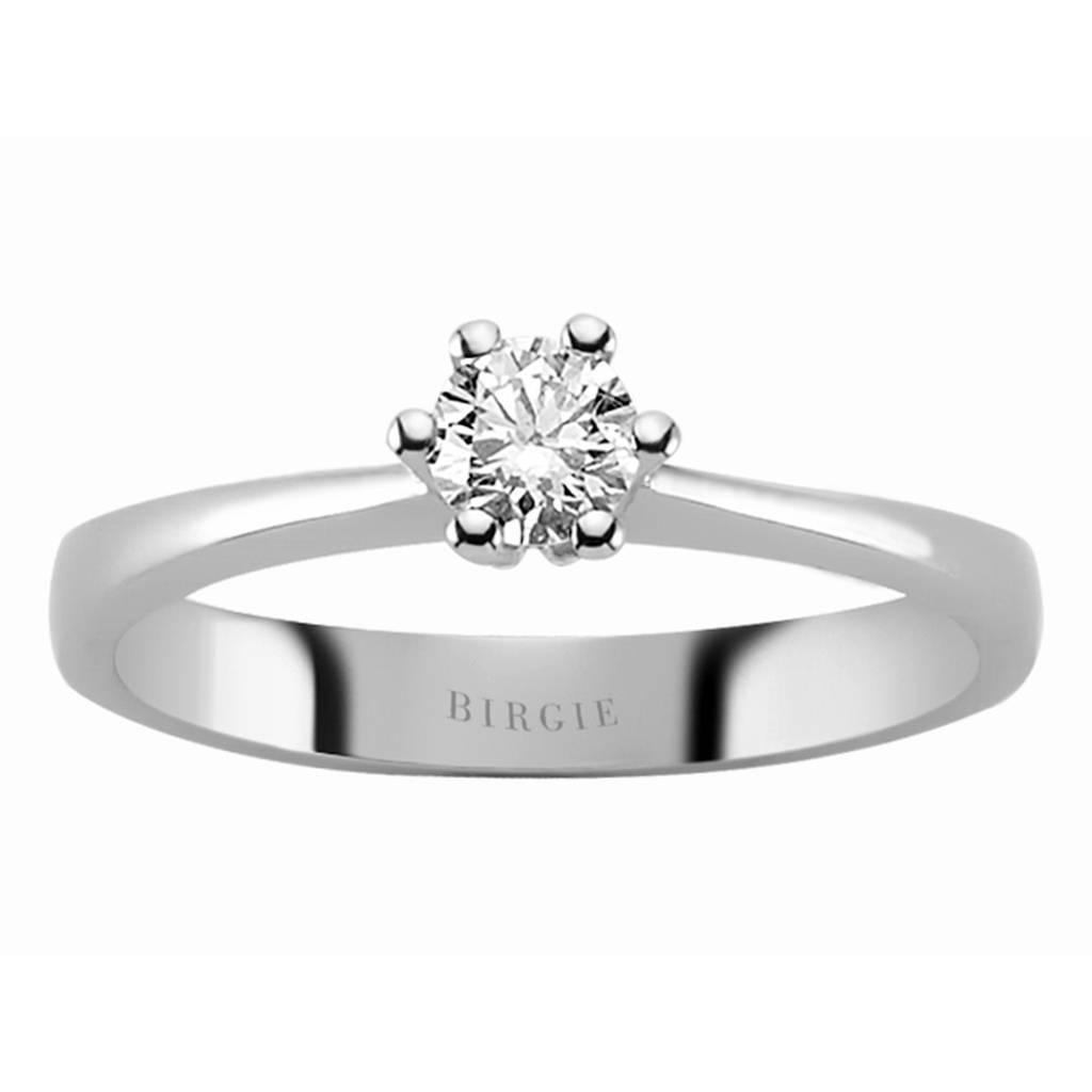 Bague solitaire diamant 0,28 carat
