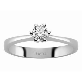 Bague solitaire diamant 0,28 carat