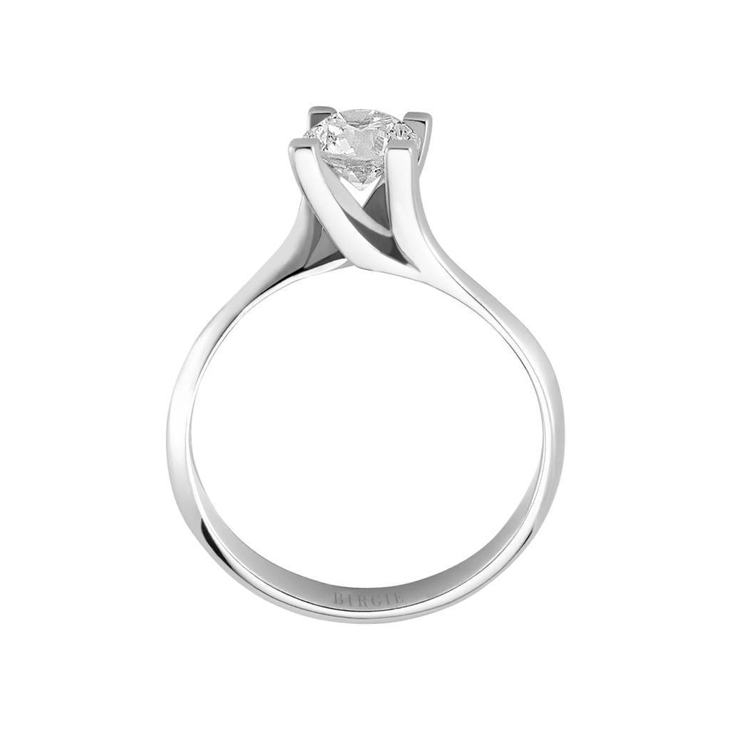 Bague solitaire diamant 0,73 carat