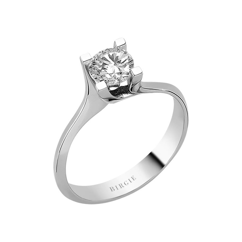 Bague solitaire diamant 0,73 carat
