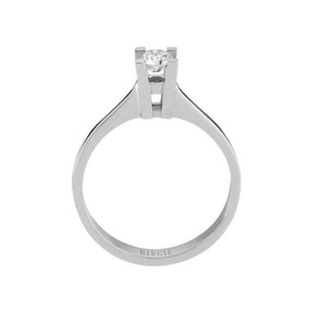 Bague solitaire diamant couleur G 0,28 carat