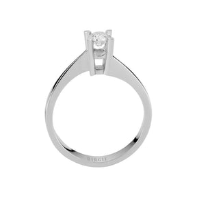 Bague solitaire diamant 0,28 carat