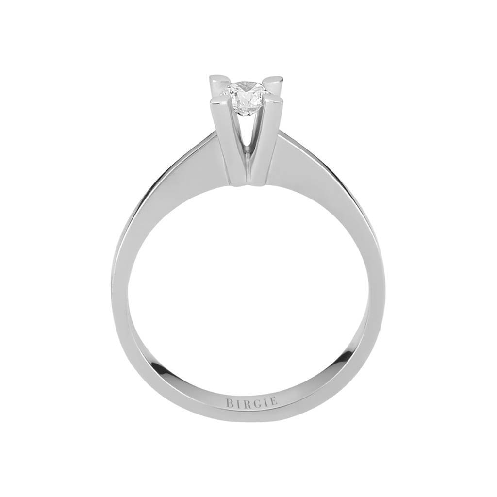 Bague solitaire diamant 0,24 carat