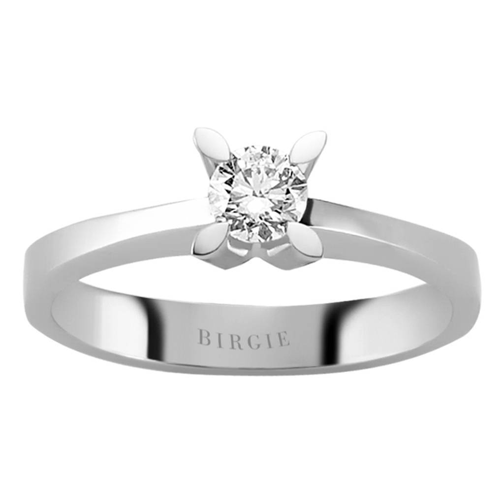 Bague solitaire diamant 0,28 carat