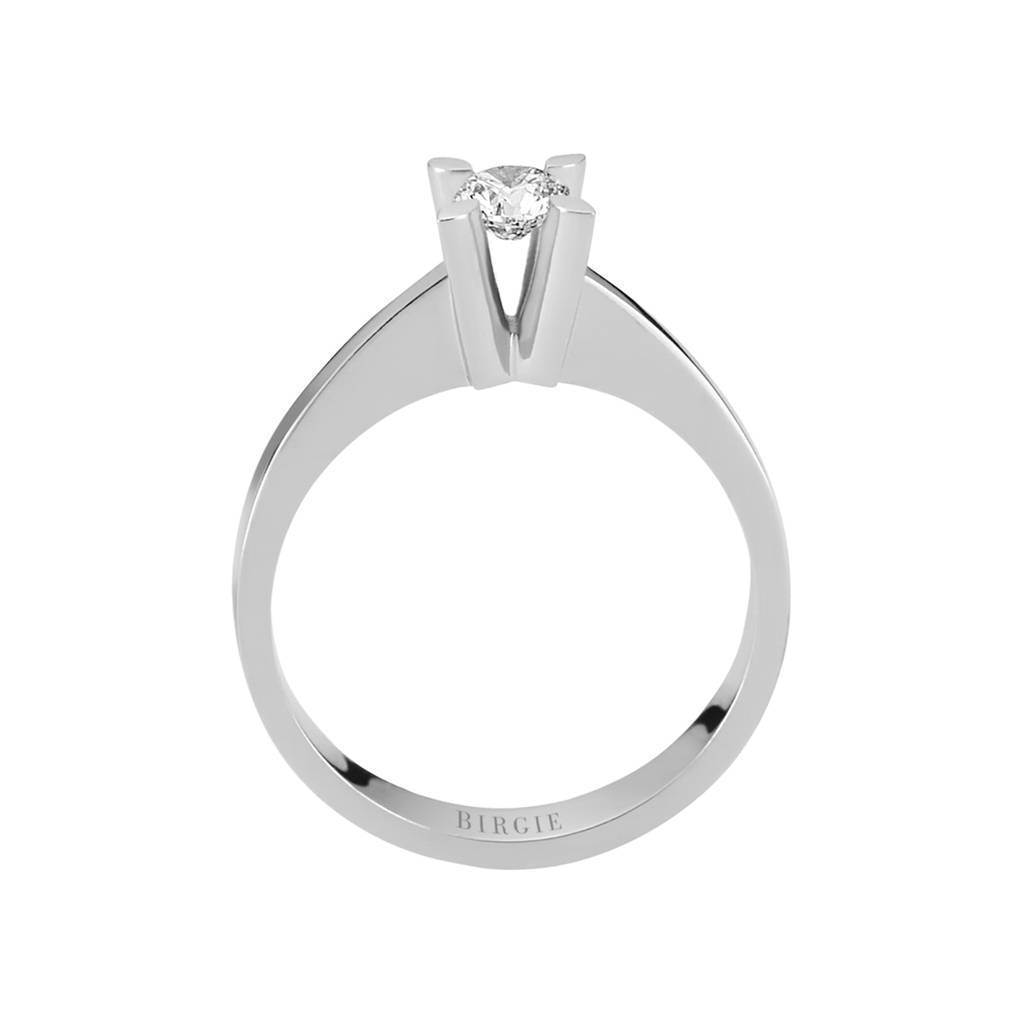 Bague solitaire diamant 0,28 carat