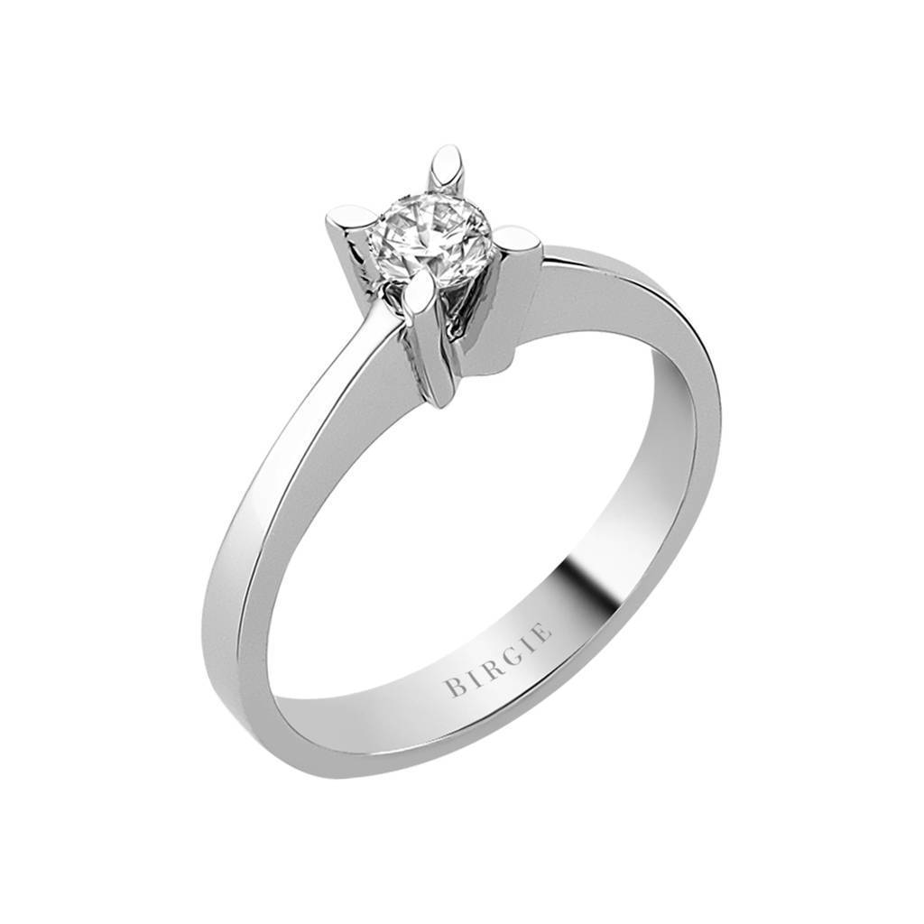 Bague solitaire diamant 0,28 carat