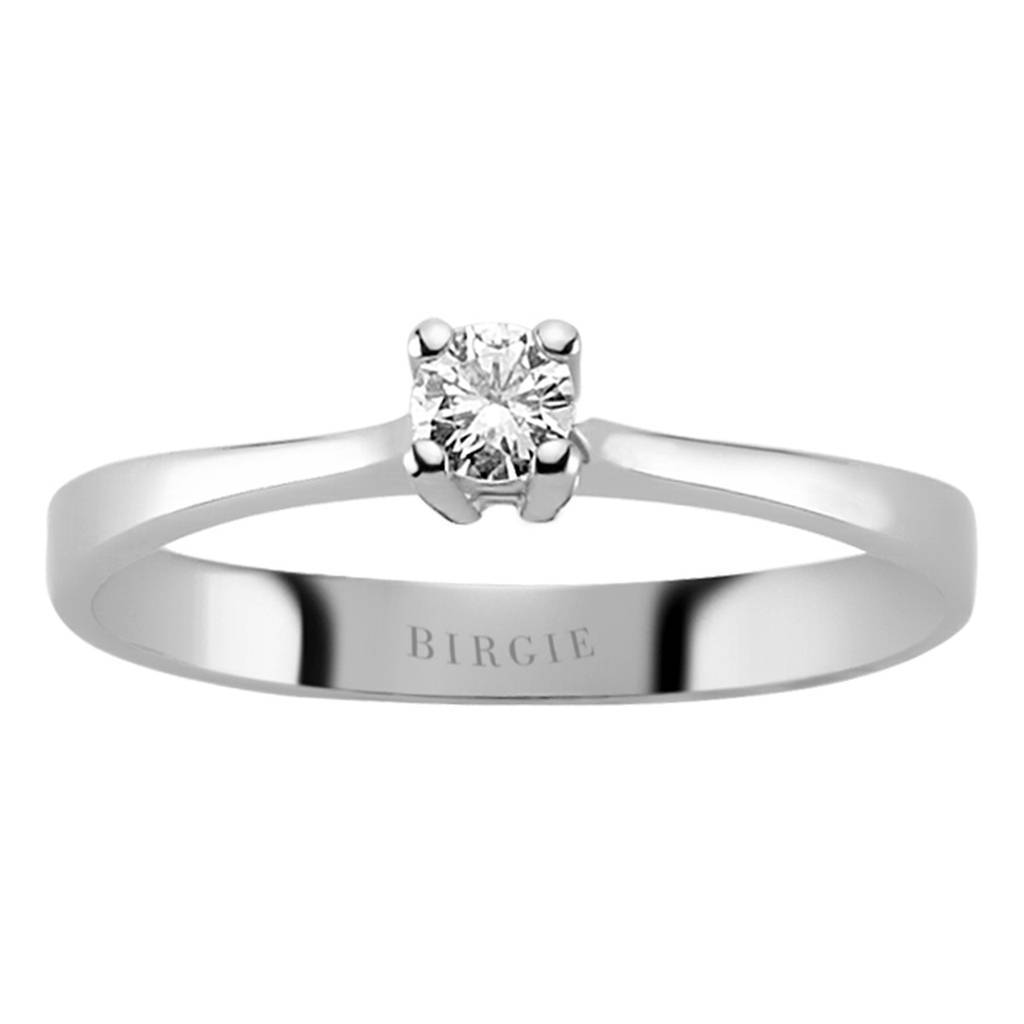 0.14 carat solitaire diamond ring
