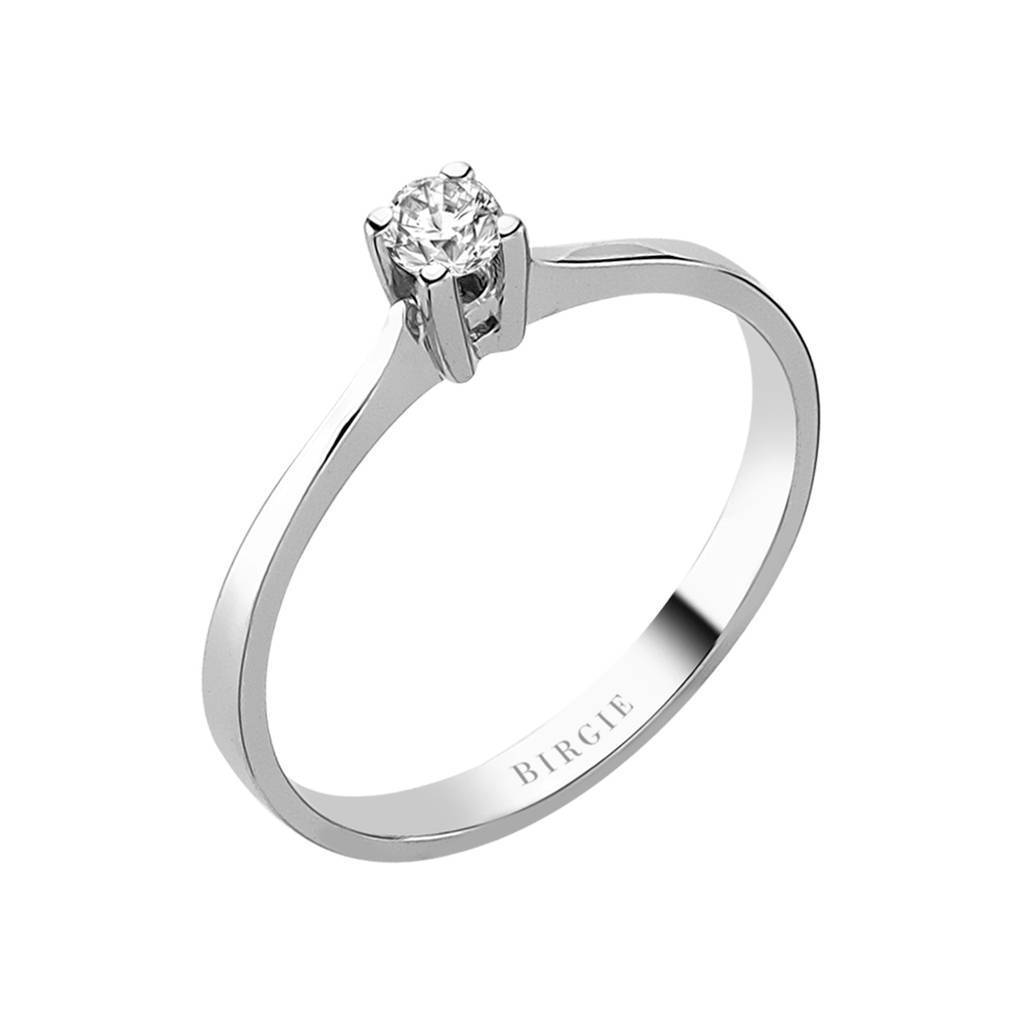 0.14 carat solitaire diamond ring