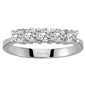0.80 Carat Diamond 5 Stone Engagement Ring