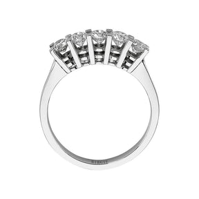 0.80 Carat Diamond 5 Stone Engagement Ring