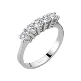 0.80 Carat Diamond 5 Stone Engagement Ring