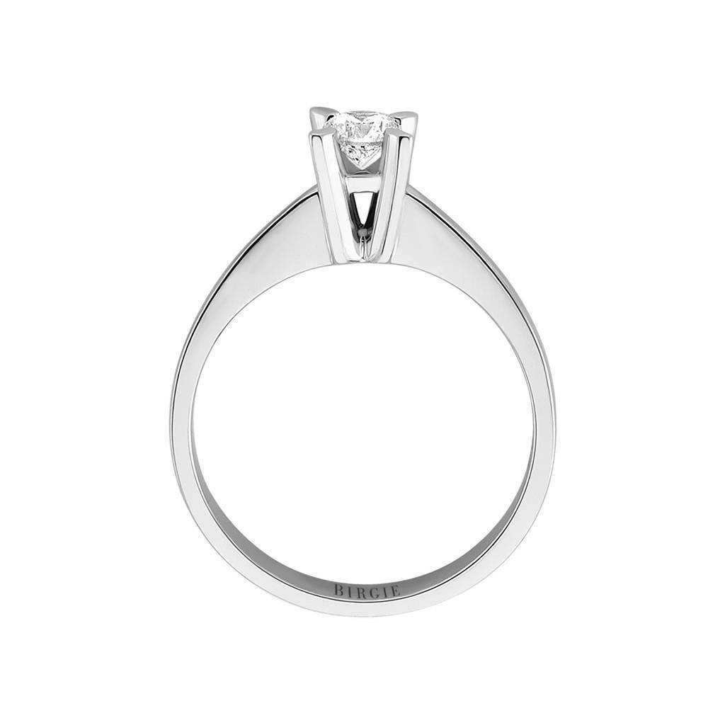 Bague solitaire diamant 0,30 carat