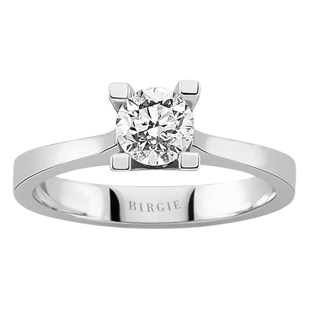 Bague solitaire diamant 0,70 carat