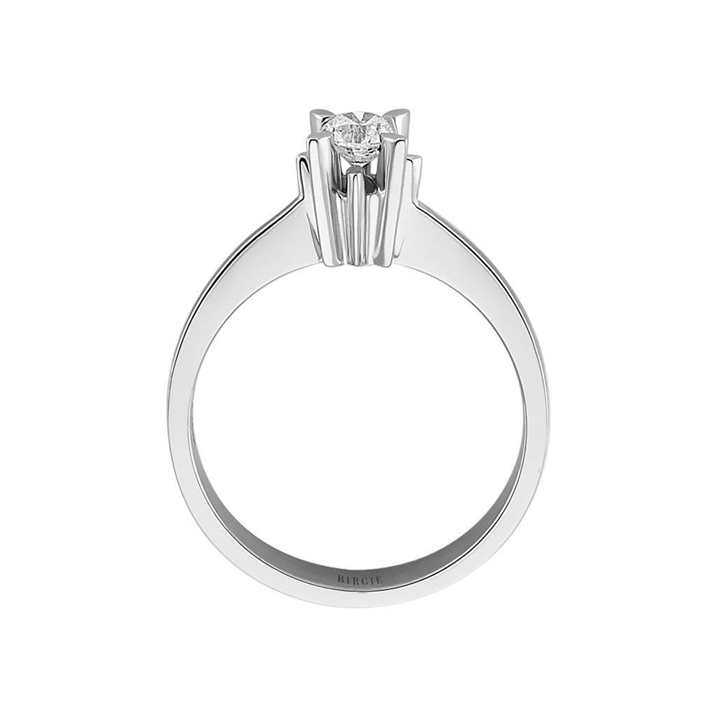 Bague solitaire diamant 0,31 carat