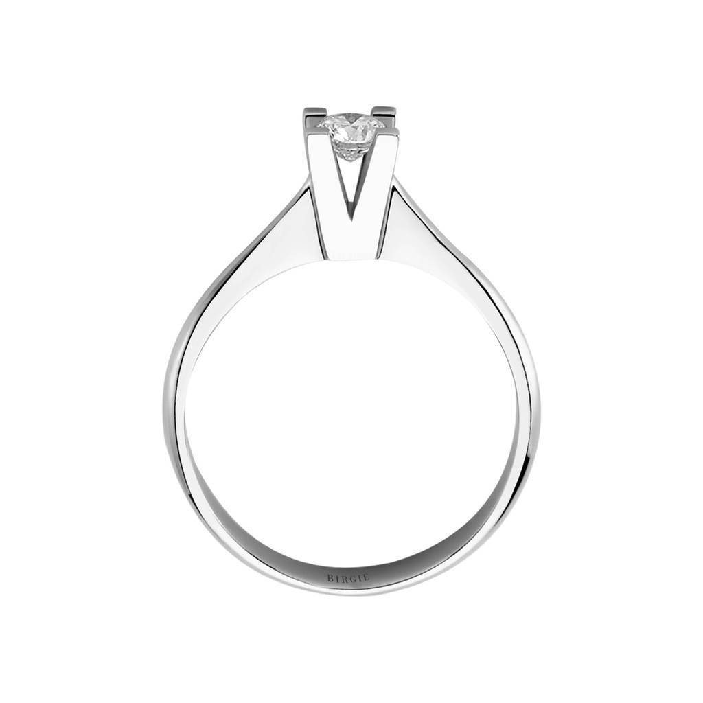 Bague solitaire diamant 0,26 carat