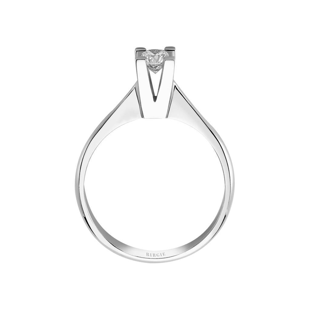 Bague solitaire diamant 0,31 carat
