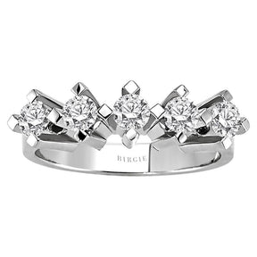 0.80 Carat Diamond 5 Stone Engagement Ring