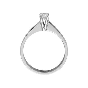 Bague solitaire diamant 0,24 carat