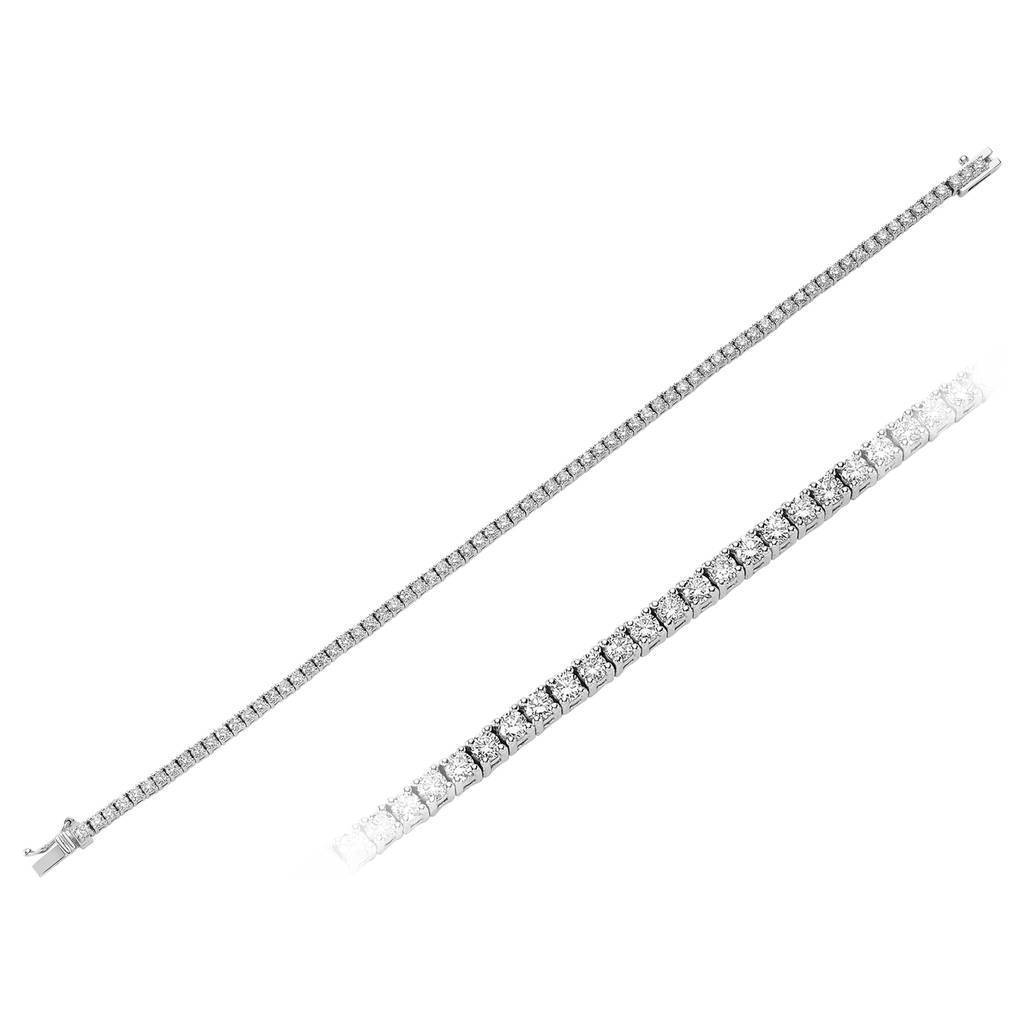 3.02 total carat diamond tennis bracelet