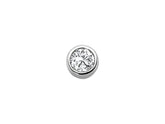 0.18 Carat Diamond Solitaire Men's Stud Earrings