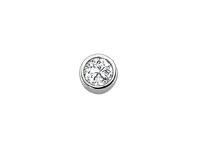 0.18 Carat Diamond Solitaire Men's Stud Earrings