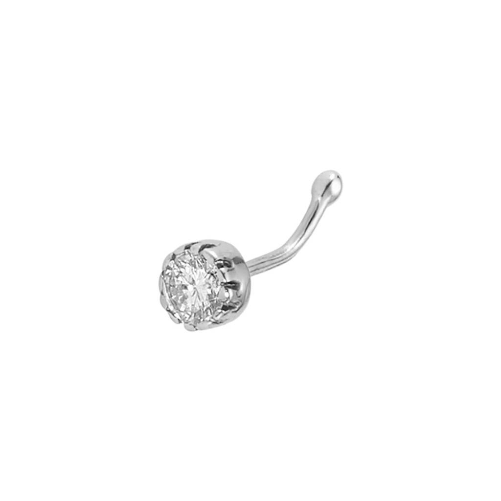 0.09 carat diamond nose piercing