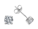 Boucles d'oreilles solitaires diamant 0,79 carat