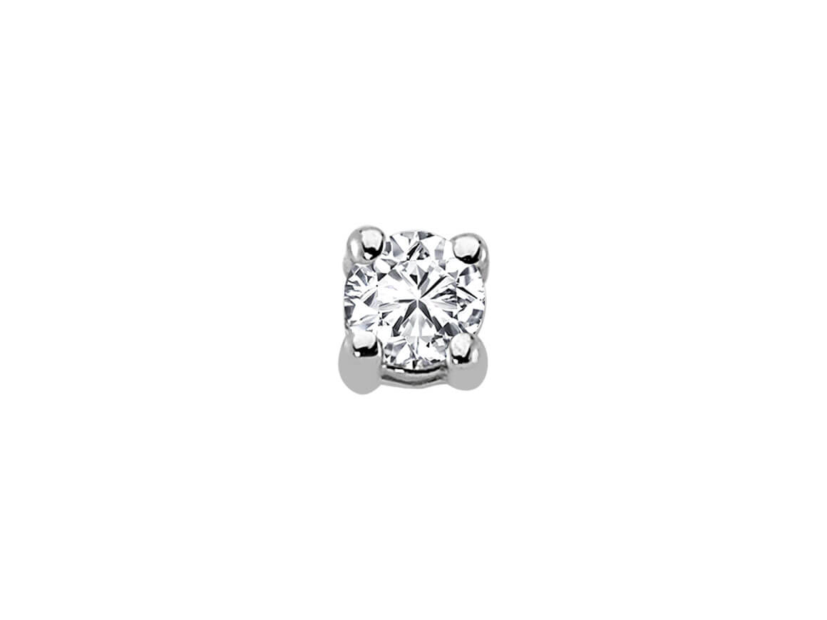 0.11 Carat Solitaire Diamond Men's Stud Earrings