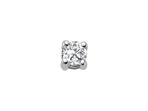 0.11 Carat Solitaire Diamond Men's Stud Earrings