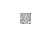 Diamond Square Men's Stud Earrings