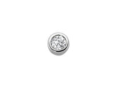0.11 Carat Solitaire Diamond Men's Earrings