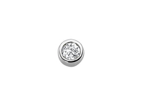 0.11 Carat Solitaire Diamond Men's Earrings