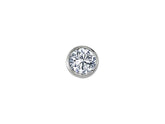 0.14 carat diamond solitaire men's stud earrings