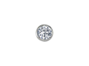 0.14 carat diamond solitaire men's stud earrings