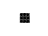 Black Diamond Square Men's Stud Earrings